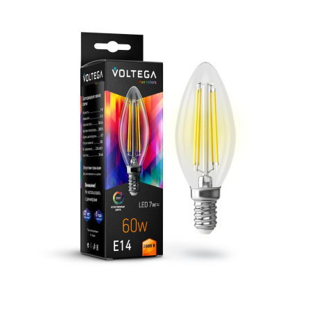 Светодиодная лампа Crystal Candle 7W 2800K E14 CRI97