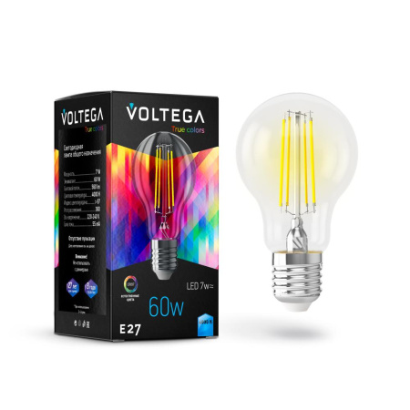 Светодиодная лампа Crystal A60 7W 4000K E27 CRI97