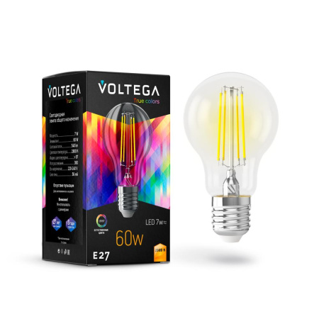 Светодиодная лампа Crystal A60 7W 2800K E27 CRI97