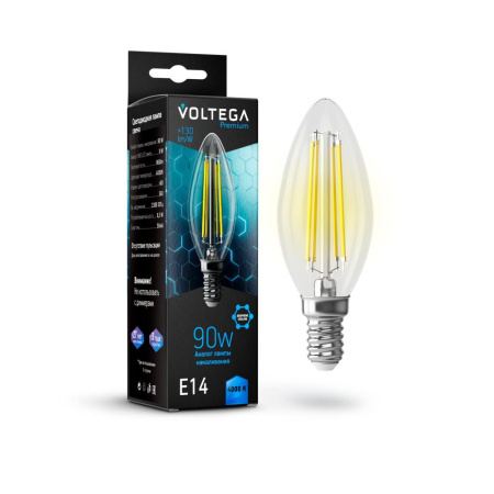 Светодиодная лампа Crystal Graphene Candle 9W 4000K E14