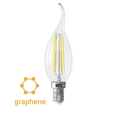 Светодиодная лампа Crystal Graphene Candle wind 9W 4000K E14