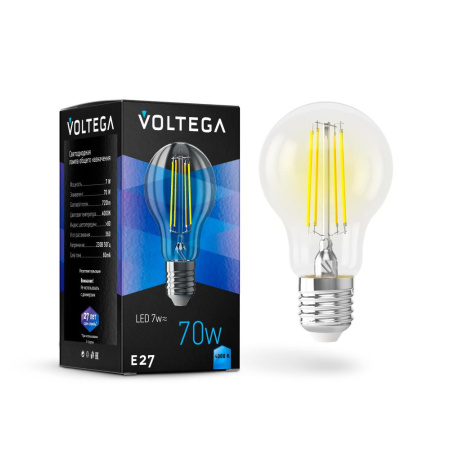 Светодиодная лампа Crystal A60 7W 4000K E27