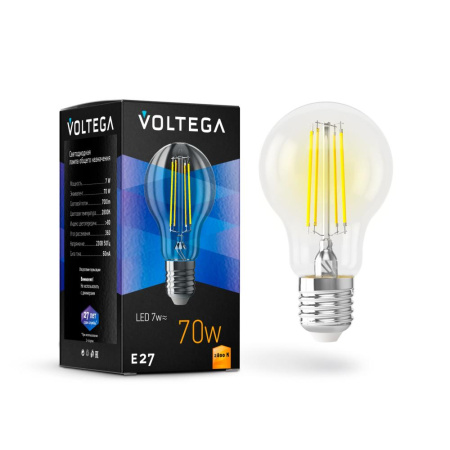 Светодиодная лампа Crystal A60 7W 2800K E27