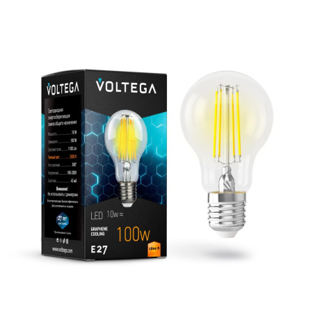 Светодиодная лампа Crystal Graphene A60 10W 2800K E27