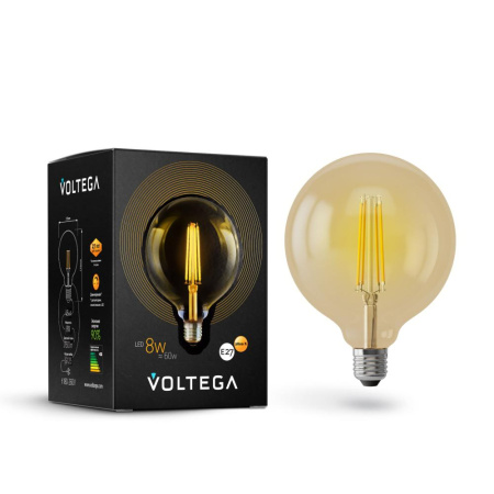 Светодиодная лампа Loft Led G125 8W 2800K E27 DIM