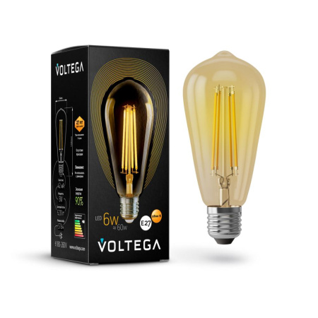 Светодиодная лампа Loft Led ST64 6W 2800K E27