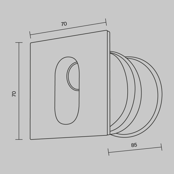 Подсветка для лестниц Outdoor O022-L3GR