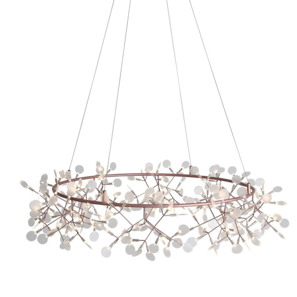 SL379.203.216 Люстра подвесная ST-Luce Медный/Белый LED 216*0,5W 3500K RAFINA
