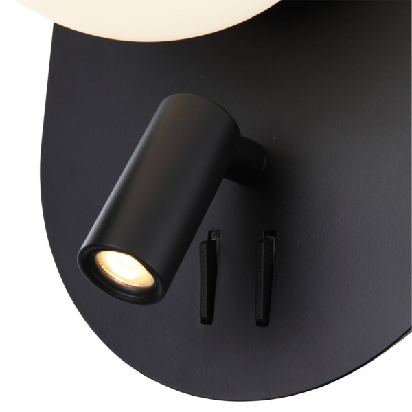 SL395.411.02 Бра ST-Luce Черный/Белый LED 1+1*8+3W 4000K DONOLO