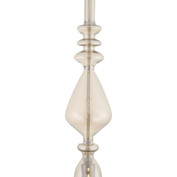 SL373.303.01 Подвес ST-Luce Хром/Янтарный G9 1*5W BRICHERE