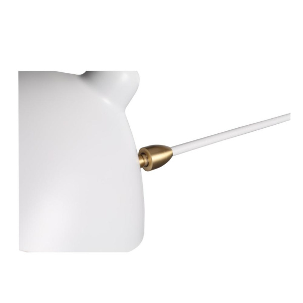 SL305.501.01 Светильник настенный ST-Luce Белый/Белый E27 1*60W SPRUZZO