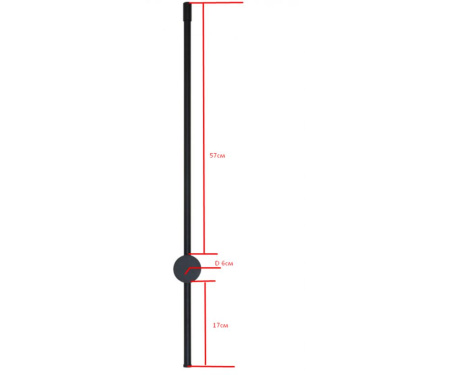 08423-80,20(3000K) Бра Локи бронза Led 16W