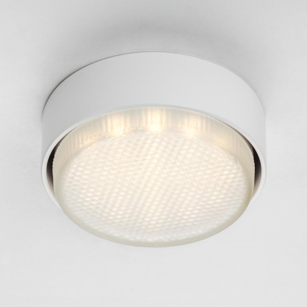 212216 Светильник PVC д/LED-ламп 943ххх/929ххх Gx53 TENSIO ROUND БЕЛЫЙ