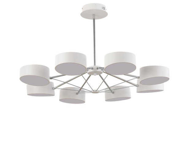 SLE6005-502-08 Светильник потолочный Белый, Хром/Белый LED 8*10W VALLE