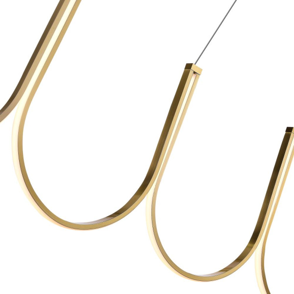 SL6202.213.01 Светильник подвесной ST-Luce Золотистый LED 1*68W 3000K HEIT