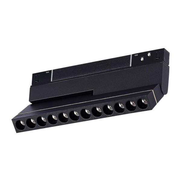 ST805.446.12 Магнитный трековый светильник Черный LED 1*12W 4000K 450Lm Ra>90 36° IP20 L220xW22xH117 48VV SKYLINE 48