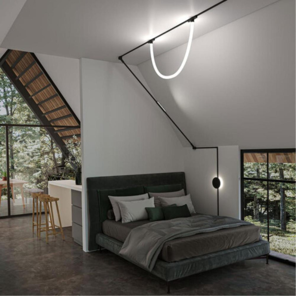 A6167PL-1BK СВЕТИЛЬНИК ПОТОЛОЧНЫЙ RAPID 48В 12Вт 720лм 4000К 90+ 360°