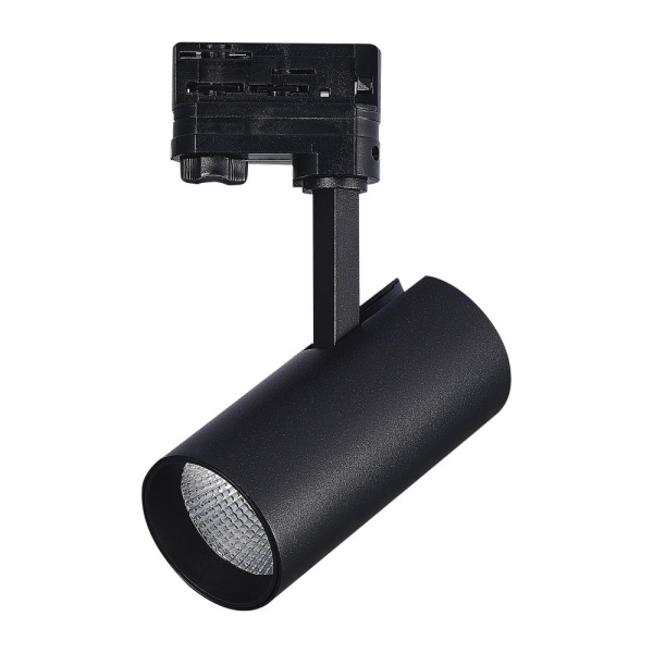 ST661.436.20 Св-к трек. Черный LED 1*20W 3000K 1 600Lm Ra>90 38° IP20 L150xW70xH202 165-265V Трехфазная трековая система