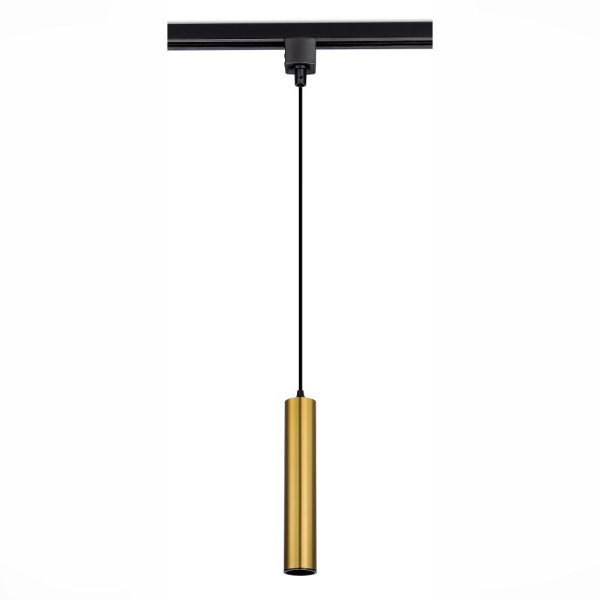 ST151.306.01 Светильник трековый Черный GU10 1*50W IP20 D54xH290 220V Без ламп Однофазная трековая система