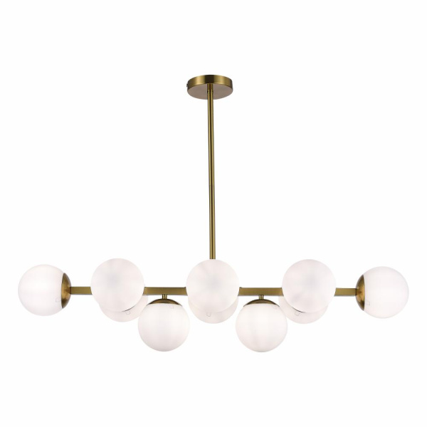 SLE1191-202-10 Светильник потолочный Золотистый/Белый E27 10*60W FRATTA