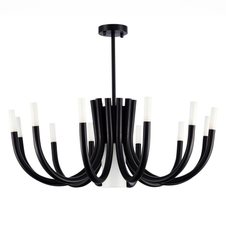 SL1173.402.13 Люстра потолочная ST-Luce Черный/Черный G4/E27 12+1*5+60W PAFE