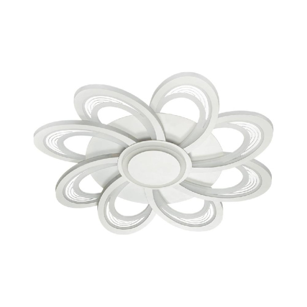 8198/95L LEDIO LN25 белый, металл/акрил Потолочный светильник с пультом ДУ 3000-6000К LED 95W 220V MANILA