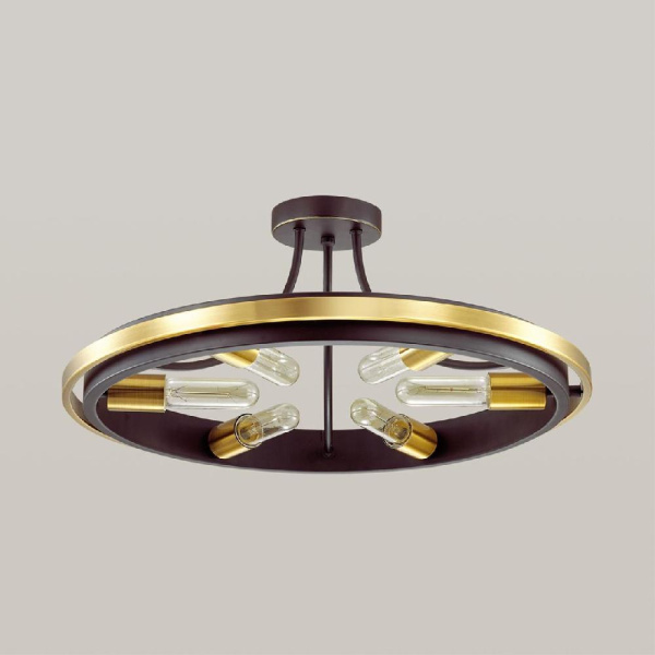 4401/6C LOFTI LN19 224 золотой, черный Люстра потолочная E27 6*60W 220V MAEVE