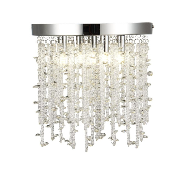 SLE103302-05 Светильник потолочный Хром/Прозрачный G9 5*3W LUCCHIO