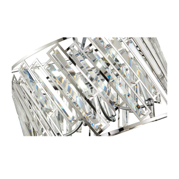 SL1103.113.08 Светильник подвесной ST-Luce Хром/Прозрачный,Хром E14 8*60W LETINA