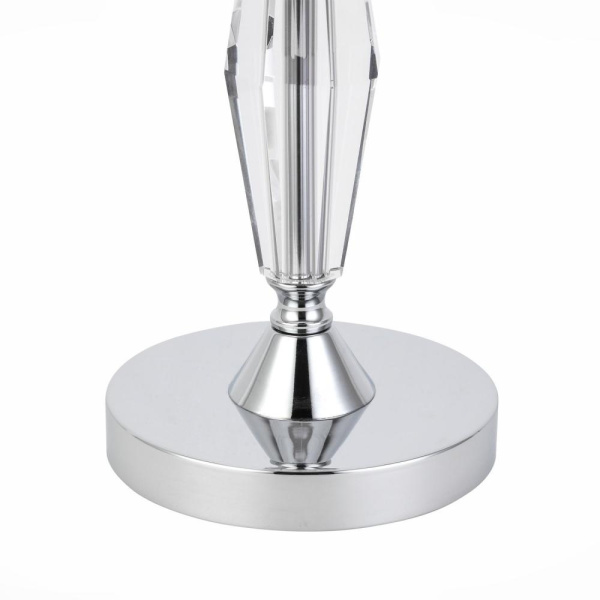 SL1756.104.01 Прикроватная лампа ST-Luce Хром/Светло-серый E27 1*40W BELLO