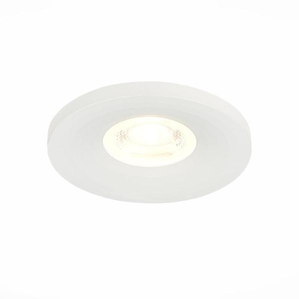 ST205.508.01 Св-к встр. Белый GU10 1*50W  D95xH27 220V Без ламп Встраиваемые светильники