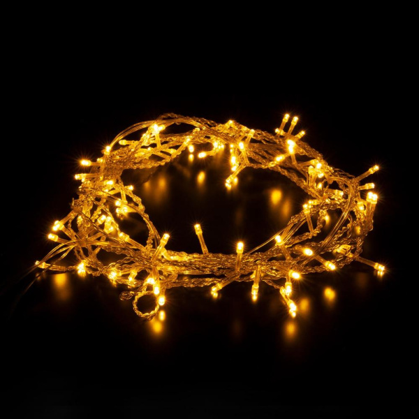 Гирлянда "Занавес" теплый белый 1,5*1м IP20 200-001 теплый белый