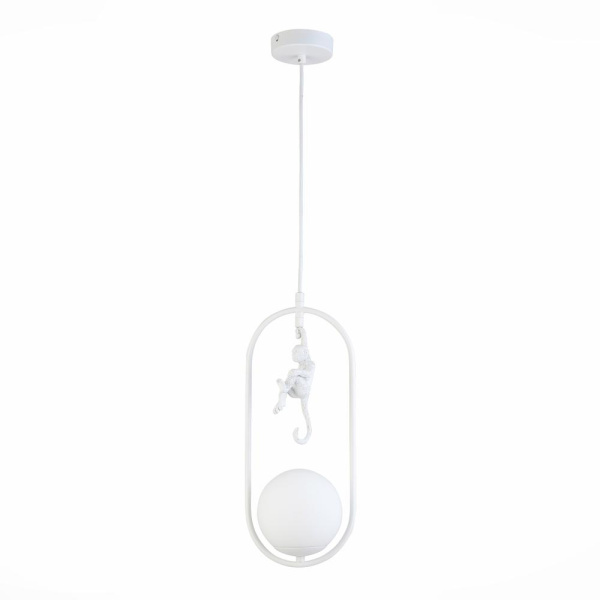 SLE115123-01 Подвес Белый/Белый E27 1*60W TENATO