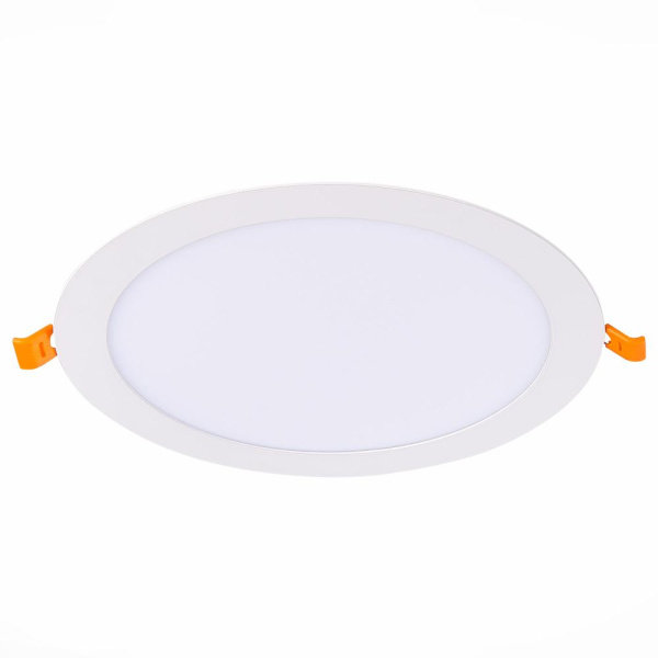 ST209.538.18 Св-к встр. Белый LED 1*18W 3000K 1 296Lm Ra80 110° IP20 D225xH8 90-265V Встраиваемые светильники