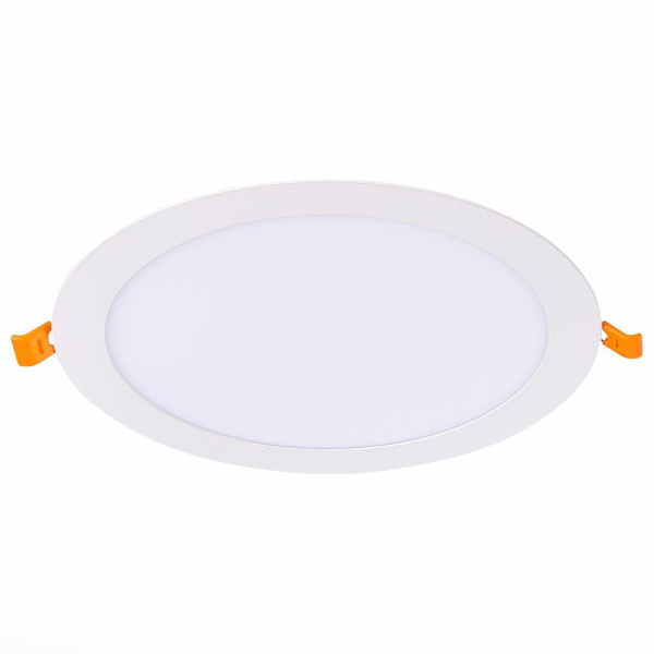 ST209.548.18 Св-к встр. Белый LED 1*18W 4000K 1 350Lm Ra80 110° IP20 D225xH8 90-265V Встраиваемые светильники