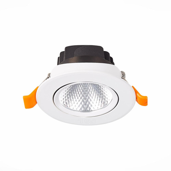 ST211.548.06.24 Св-к встр. Белый LED 1*6W 4000K 480Lm Ra80 24° IP20 D86xH50 220-240V Встраиваемые светильники