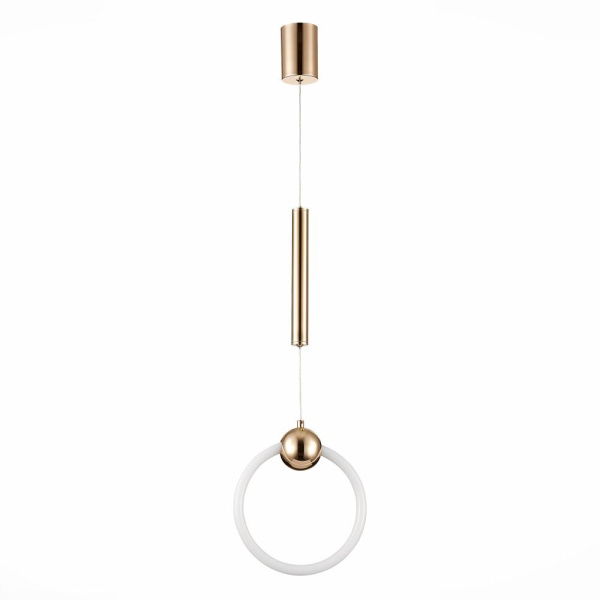 SL1578.203.01 Подвес ST-Luce Золотистый/Золотистый, Белый LED 1*15W 3000K GIERA