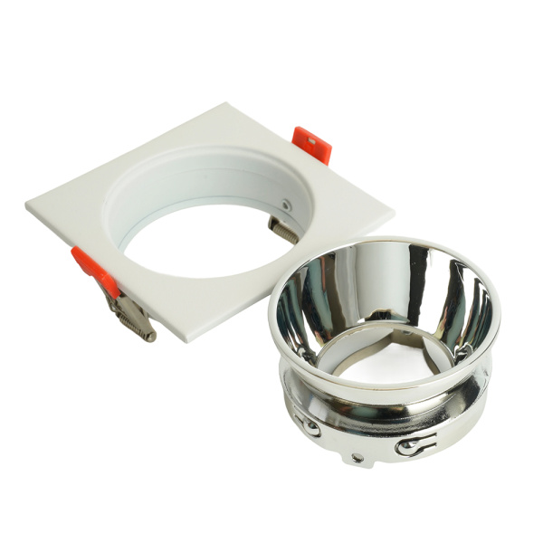 Светильник встраиваемый Feron DL3112 потолочный MR16 G5.3 белый + хром