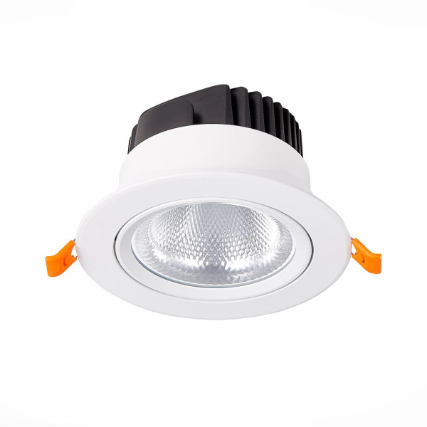 ST211.538.15.36 Св-к встр. Белый LED 1*15W 3000K 1 125Lm Ra80 36° IP20 D109xH65 220-240V Встраиваемые светильники