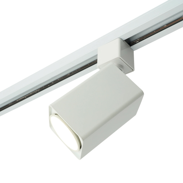 Светильник Feron AL144 трековый однофазный на шинопровод под лампу GU10, белый