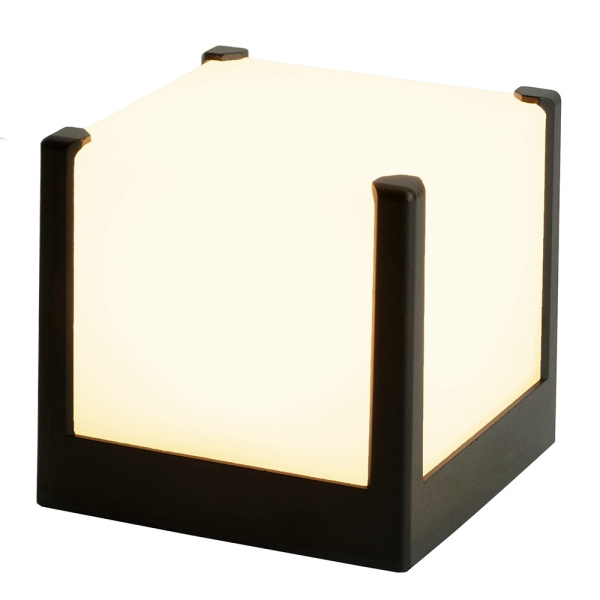 Светильник садово-парковый Feron DH0606, на стену, GX53 230V, черный