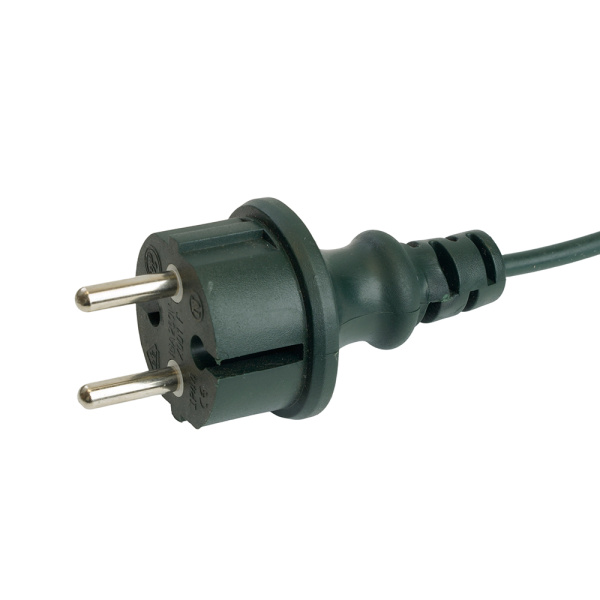 Светодиодная гирлянда на бобине Feron CL98 линейная 50м + 3м 230V 2700К, c питанием от сети, зеленый шнур