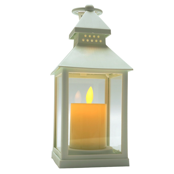 Световая фигура Свеча "Волшебный фонарь" 1LED 2700K, батарейки 3*ААА, 22см, белый, LT133