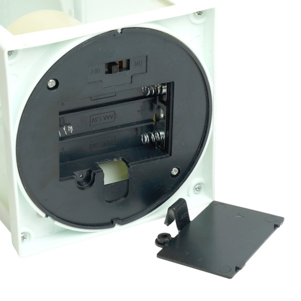 Световая фигура Свеча "Волшебный фонарь" 1LED 2700K, батарейки 3*ААА, 22см, белый, LT133