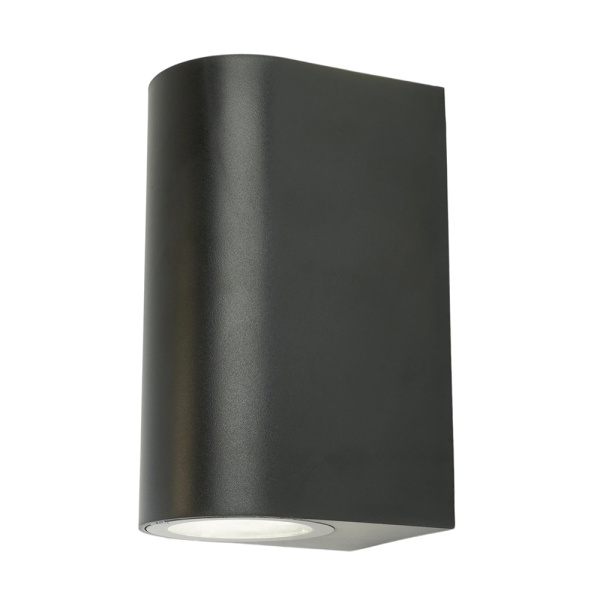 Светильник садово-парковый Feron.ONE DH015-P, на стену, 2*GU10 220-240V, черный пластик