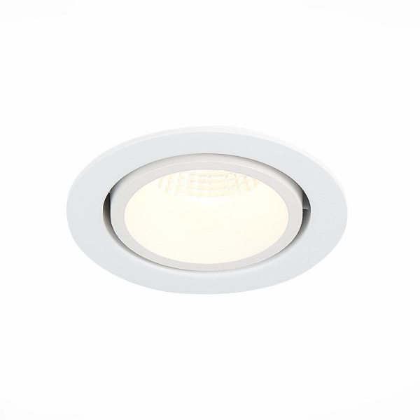 ST705.538.10 Св-к встр. Белый LED 1*10W 3000K 750Lm Ra>90 38° IP20 D102xH85 170-240V Встраиваемые светильники