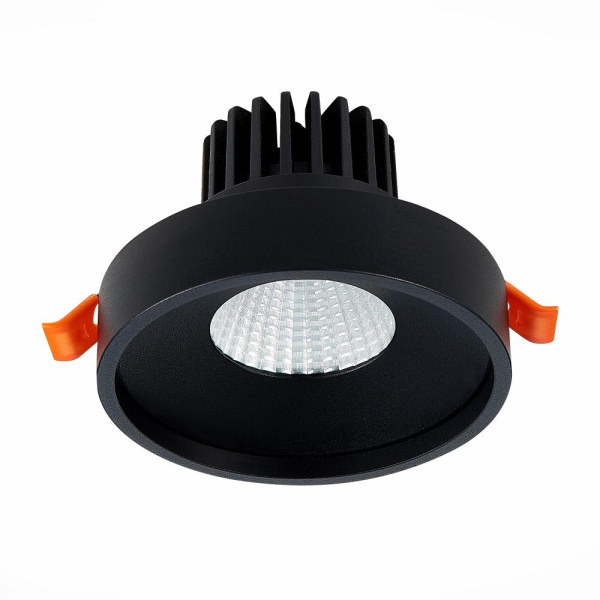 ST751.438.10 Св-к встр. Черный LED 1*10W 3000K 750Lm Ra>90 38° IP20 D100xH75 170-240V Встраиваемые светильники