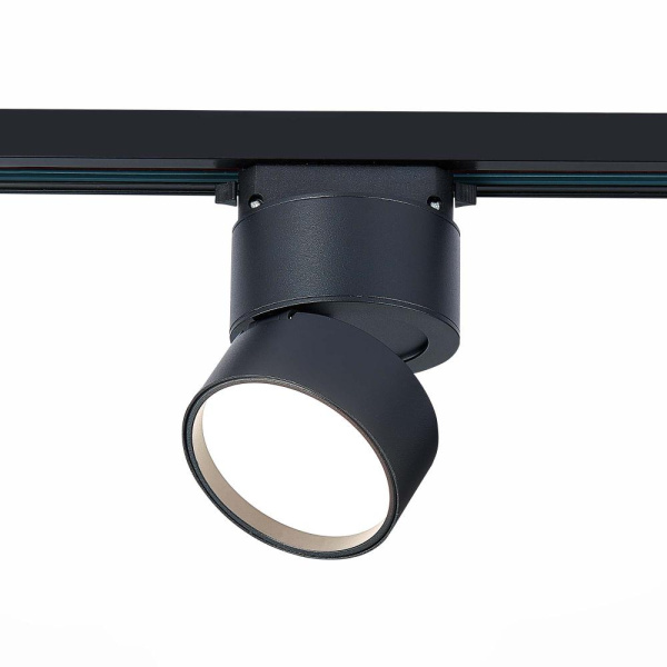 ST651.446.09 Св-к трек. Черный LED 1*9W 4000K 720Lm Ra>90 120° IP20 D85xH122 170-240VV Однофазная трековая система