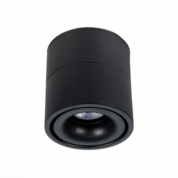 ST652.442.12 Светильник потолочный Черный LED 1*12W 4000K 1 000Lm Ra>90 36° IP20 D100xH105 170-240V Накладные светильники