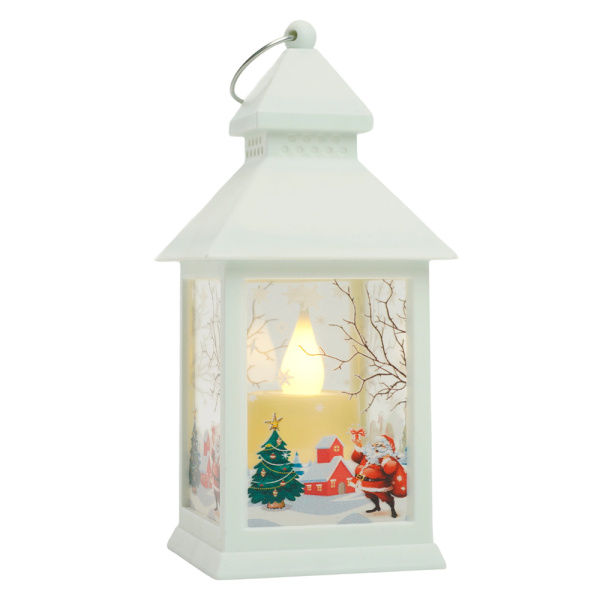 Световая фигура Свеча "Рождество" 1LED (батарейки в компл), 13,5см, белый, LT129